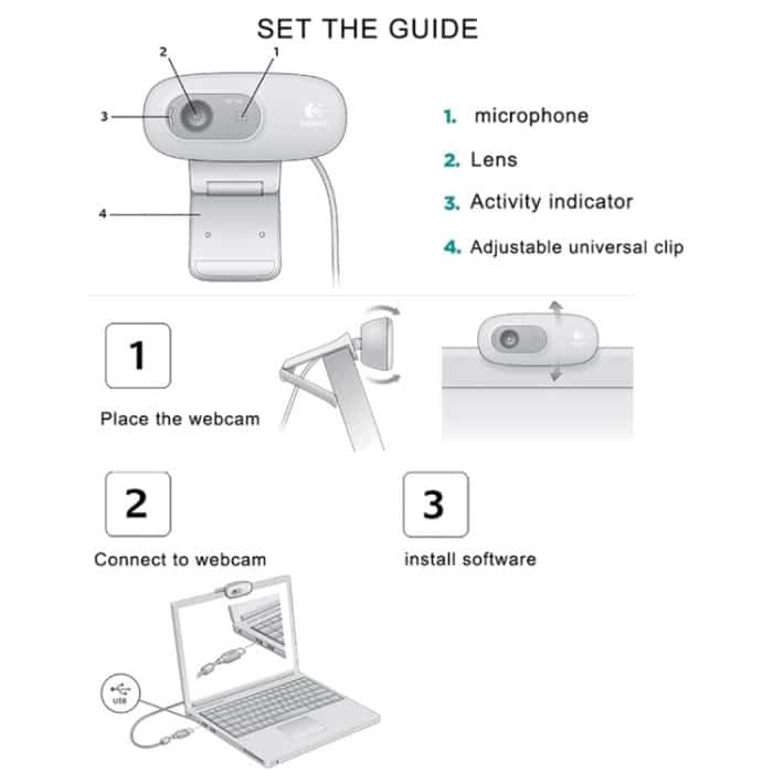 Die Logitech C270 HD-Webkamera erfüllt alle Anforderungen an HD-720p-Videoanrufe – Bild 8