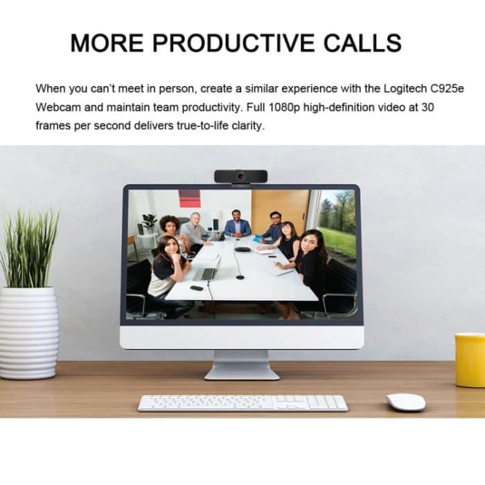 Logitech C925E 1080p HD-Webcam mit integrierter Sicherheitsabdeckung – Bild 13