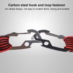 2 Stück 4 m elastisches Umreifungsseil, Verpackungsband für Fahrrad, Motorrad, Rücksitz mit Haken, 4m – Bild 4