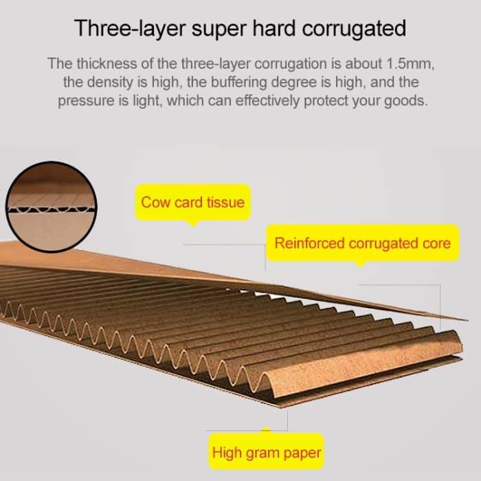 2 Stück Versandkartons, Kleidungsverpackungsbox, Farbe: Weiß, Größe: 30 x 20 x 5 cm – Bild 6