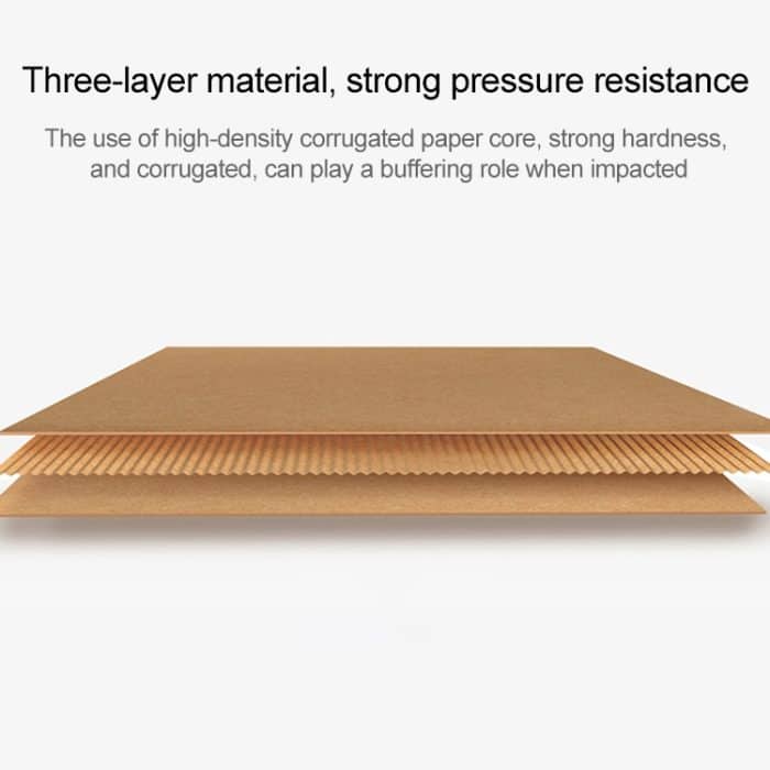 100 PCS Kraftpapier Versandkarton Verpackungskarton, Größe: Q2, 13x8x2,5 cm – Bild 4