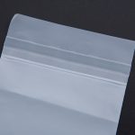 200 PCS Frosted Translucent CPE Selbstklebende Tasche Zip Lock Bag Verpackungstasche, Größe: 10x13 + 2cm – Bild 3