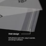 200 PCS Frosted Translucent CPE Selbstklebende Tasche Zip Lock Bag Verpackungstasche, Größe: 10x13 + 2cm – Bild 5