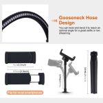 PULUZ 10,2 Zoll 26 cm Festzelt-LED-RGBWW-Selfie-Beauty-Licht + Desktop-Stativhalterung, 168 LEDs, zweifarbige, temperaturdimmbare Ring-Vlogging-Fotografie-Videoleuchten mit Kaltschuh-Stativ-Kugelkopf, Fernbedienung und Telefonklemme... – Bild 4