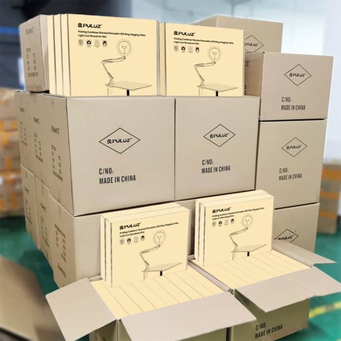 PULUZ 7,9 Zoll 20 cm gebogenes Ringlicht + Tischarmständer USB 3 Modi Dimmbare Dual-Farbtemperatur-LED-Vlogging-Selfie-Fotografie-Videoleuchten mit Telefonklemme, 7.9 inch+Arm Stand – Bild 14