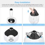 PULUZ 220 V 150 W 3200 K-5600 K Studio-Videoleuchte + 2,8 m Lichthalter + 65 cm faltbare Laterne Softbox Fotografie-Set, 120W 2700K-6500K Light 2.8m Light Holder Kit EU Plug, 120W 2700K-6500K Light 2.8m Light Holder Kit UK Plug... – Bild 9