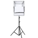 PULUZ 150 W 3200 K-5600 K Fotostudio-Stroboskop-Blitzlicht-Set mit Softbox-Reflektor und Stativ, Rectangle 120W 2700K-6500K Light Kit AU Plug, Rectangle 120W 2700K-6500K Light Kit EU Plug, Rectangle 120W 2700K-6500K Light Kit UK Plug... – Bild 2