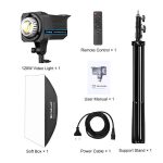 PULUZ 150 W 3200 K-5600 K Fotostudio-Stroboskop-Blitzlicht-Set mit Softbox-Reflektor und Stativ, Rectangle 120W 2700K-6500K Light Kit AU Plug, Rectangle 120W 2700K-6500K Light Kit EU Plug, Rectangle 120W 2700K-6500K Light Kit UK Plug... – Bild 12