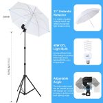 PULUZ LED-Licht-Studio-Softbox-Fotografie-Set mit Hintergrund und Reflexion, Stativhalterung und Sandsäcken, Photography Light  Kit, EU Plug, Photography Light  Kit, US Plug – Bild 3