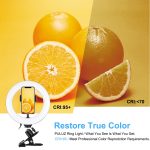 PULUZ 7,9 Zoll 20 cm Ring-Selfie-Licht + Monitor-Clip, 3 Modi, USB, dimmbar, Dual-Farbtemperatur, LED, gebogen, Vlogging, Fotografie, Videolicht-Sets mit Telefonklemme, 7.9 inch+Clip – Bild 7