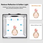 PULUZ 30 cm Faltringlicht Fotobeleuchtung Studio Shooting Zeltbox mit schattenlosem Lichtpanel – Bild 10