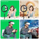 PULUZ 2x2m Photo Studio Hintergrundunterstützung Stand Hintergrund Crossbar Bracket Kit mit rot / blau / grünem Hintergrund – Bild 5