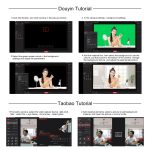 PULUZ 2x2m Photo Studio Hintergrundunterstützung Stand Hintergrund Crossbar Bracket Kit mit rot / blau / grünem Hintergrund – Bild 6