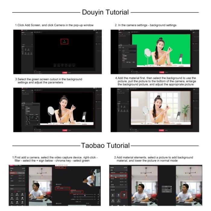 PULUZ 2x2m Photo Studio Hintergrundunterstützung Stand Hintergrund Crossbar Bracket Kit mit rot / blau / grünem Hintergrund – Bild 6