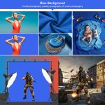 PULUZ 2x2m Photo Studio Hintergrundunterstützung Stand Hintergrund Crossbar Bracket Kit mit rot / blau / grünem Hintergrund – Bild 8