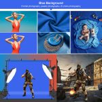 PULUZ 2.9x2m Fotostudio-Hintergrundstützständer-Kulisse Crossbar-Halterungs-Kit mit roten / blauen / grünen Polyester-Kulissen – Bild 8