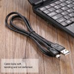 PULUZ 1 m Mini 5-poliges USB-Sync-Datenladekabel für Canon EOS 50D / 60D / 70D / 5D2 / 5D3 – Bild 4