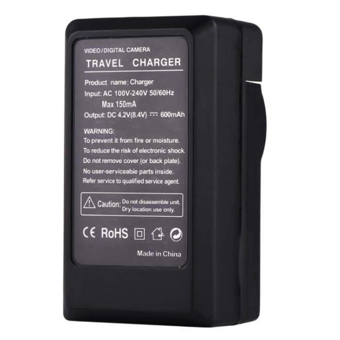 PULUZ EU Plug Batterieladegerät mit Kabel für Casio NP-110 Batterie – Bild 3