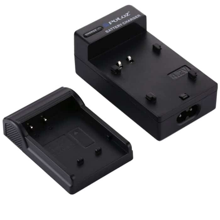 PULUZ EU Plug Batterieladegerät mit Kabel für Casio CNP120 Batterie – Bild 4