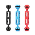 PULUZ 5,1 Zoll 13 cm Doppelkugelarm aus Aluminiumlegierung, Kugeldurchmesser: 25 mm, 5.1 inch (Black), 5.1 inch (Blue), 5.1 inch (Red) – Bild 2