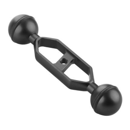 PULUZ 5,0 Zoll 12,6 cm Doppelkugelarm aus Aluminiumlegierung, Kugeldurchmesser: 25 mm, 5.0 inch (Black), 5.0 inch (Blue), 5.0 inch (Red)