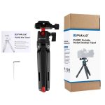 PULUZ Pocket Mini Metall Desktop-Stativhalterung mit 360-Grad-Kugelkopf für DSLR- und Digitalkameras, einstellbare Höhe: 11-21 cm – Bild 11