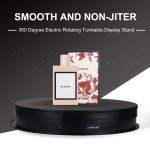 PULUZ 30 cm USB-elektrischer rotierender Drehteller, Präsentationsständer, Videoaufnahme-Requisiten, Drehteller für Fotografie, Belastung 10–20 kg, 30cm Load Load 10-20kg  Black, 30cm Load Load 10-20kg White – Bild 9