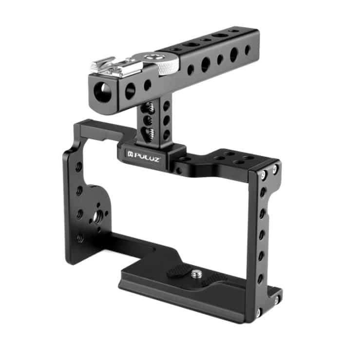 PU3053B.jpg PULUZ Videokamera-Käfigstabilisator mit Griff für Sony A6600 / ILCE-6600, For Sony A6600 – Bild 1