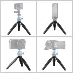 PULUZ Einfache Mini-ABS-Tischstativhalterung mit 1/4-Zoll-Schraube für DSLR- und Digitalkameras, Arbeitshöhe: 9 cm, ABS Tripod – Bild 4