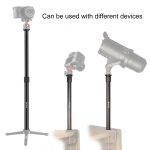 PULUZ Teleskopverlängerung mit zentralem Schaft, Stangen-Einbeinstativhalter, Stangenlänge: 33–60 cm, Extension Rod – Bild 5