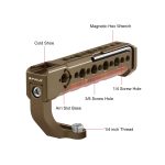 PULUZ Kamera-Obergriff aus Holz mit Kaltschuhhalterung für spiegellose Kamerakäfigstabilisierung, For Mirrorless Camera Handle – Bild 3