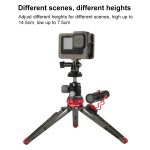PULUZ Desktop-Vlogging-Live-Stativhalter mit Kaltschuhbasis für DSLR- und Digitalkameras, einstellbare Höhe: 7,5–14,5 cm, Desktop Live Tripod – Bild 5