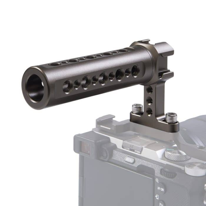 PU3072GT.jpg PULUZ Handheld-Videostabilisator, oberer Griff mit 3 Kaltschuh-Halterung für Kamerakäfig, For Camera Cage Top Handle – Bild 1