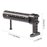 PULUZ Handheld-Videostabilisator, oberer Griff mit 3 Kaltschuh-Halterung für Kamerakäfig, For Camera Cage Top Handle – Bild 2