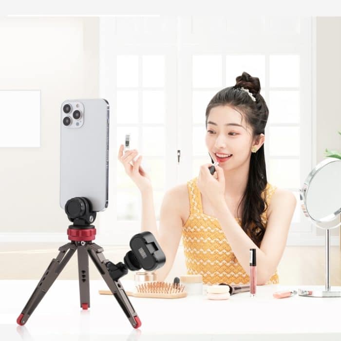 PULUZ 3/8 Zoll Außenschraube Metall-Stativ-Kugelkopfadapter mit Knopfverriegelung, 3/8 inch Outer Screw – Bild 6