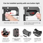 PULUZ Videokamerakäfig Filmausrüstung mit Griff für Nikon Z6 / Z7, For Nikon Z6 / Z7 Cage with Handle – Bild 4