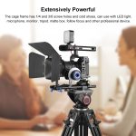 PULUZ Videokamerakäfig Filmausrüstung mit Griff für Nikon Z6 / Z7, For Nikon Z6 / Z7 Cage with Handle – Bild 7