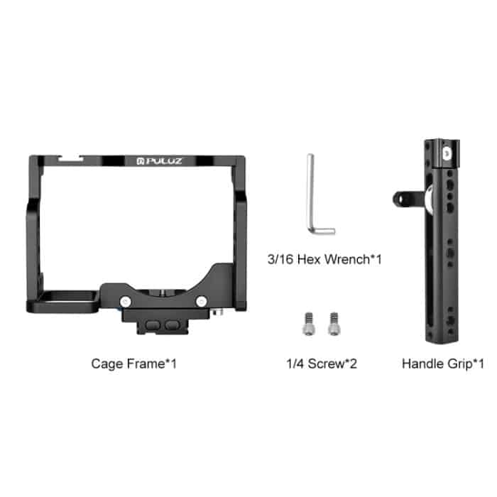 PULUZ Videokamerakäfig Filmausrüstung mit Griff für Nikon Z6 / Z7, For Nikon Z6 / Z7 Cage with Handle – Bild 9