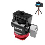 PULUZ Mini 180 Grad schwenkbarer Stativ-Kugelkopf-Kaltschuh-Montageadapter, Mini 180 Degree Ball Head(Red), Mini 180 Degree Ball Head(Silver)