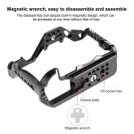 Für Canon EOS R7 PULUZ Metall-Kamerakäfig-Stabilisator-Rig, For Canon EOS R7 Cage – Bild 4