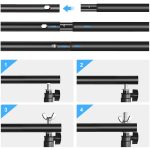 PULUZ 2 x 2 m Fotostudio-Hintergrund-Stützständer, Hintergrund-Querstangenhalterung, 2 x 2m – Bild 5