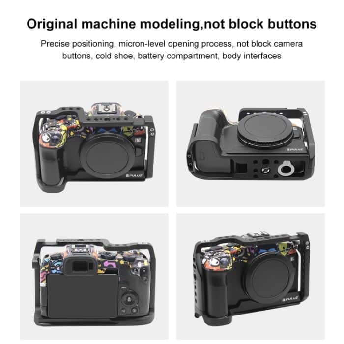 Für Canon EOS-RP PULUZ Metall-Kamerakäfig-Stabilisator-Rig, For Canon EOS-RP – Bild 5