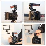 PULUZ 3/8 Zoll Kamera Holzgriff oben mit Kaltschuhhalterung, 3/8 Top Handle – Bild 7