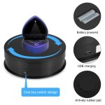 PULUZ 15 cm drehbarer Drehteller-Ausstellungsständer mit einstellbarer Geschwindigkeit, Belastung: 3 kg, 15cm Load 3kg Black, 15cm Load 3kg White – Bild 3