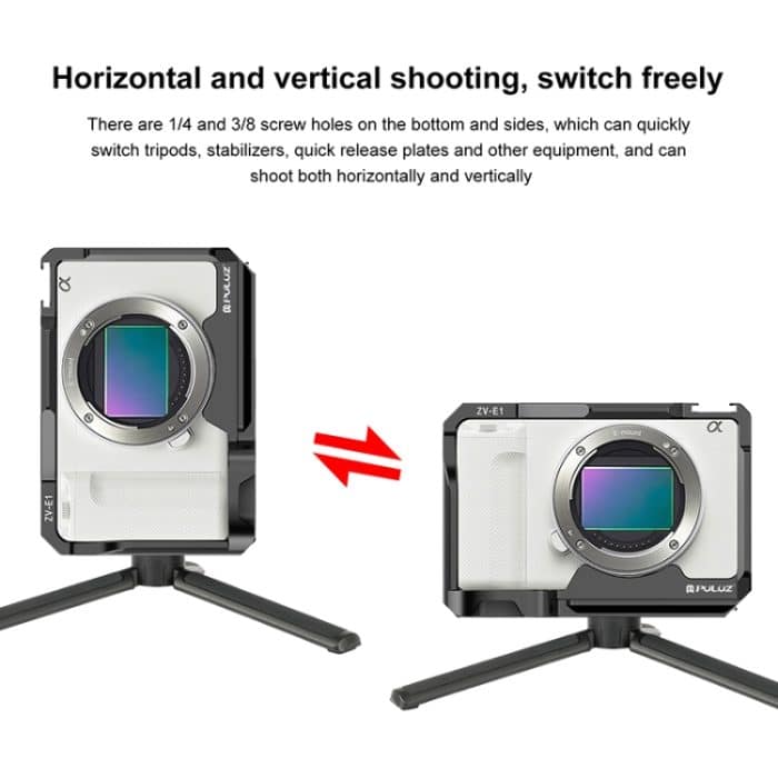 Für Sony ZV-E1 PULUZ Kamerakäfigstabilisator aus Aluminiumlegierung – Bild 6