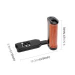 PULUZ hölzerner linker Seitengriff, vertikale Aufnahme, Schnellwechsel-L-Platte – Bild 2