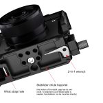 Für Sony A6700 PULUZ Metall-Kamerakäfig-Stabilisator-Rig, For Sony A6700 – Bild 5