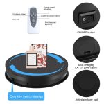 PULUZ 30 cm drehbarer Drehteller-Ausstellungsständer mit einstellbarer Geschwindigkeit, Belastung 10–15 kg, EU-Stecker, 30cm Load 10-15kg Black EU Plug(RU), 30cm Load 10-15kg Black EU Plug, 30cm Load 10-15kg White EU Plug – Bild 3