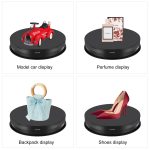 PULUZ 30 cm drehbarer Drehteller-Ausstellungsständer mit einstellbarer Geschwindigkeit, Belastung 10–15 kg, EU-Stecker, 30cm Load 10-15kg Black EU Plug(RU), 30cm Load 10-15kg Black EU Plug, 30cm Load 10-15kg White EU Plug – Bild 7