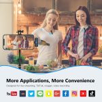 PULUZ Kabellose Lavalier-Reverb-Mikrofone mit Rauschunterdrückung für iPhone/iPad, 8-poliger Empfänger, Dual-Mikrofone, 8-Pin Receiver and Dual Microphones – Bild 9